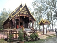 Wat Tha Sai Temple in Thai Muang district, Phang Nga Wat Tha Sai Temple in Thai Muang district, Phang Nga